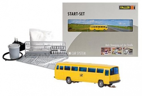 Faller 162008 Car System MB O302 Postal Bus Starter Set III