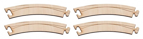 Faller 162120 Laser-Street street curve 45