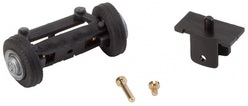 Faller 163008 Front axle, completely assembled for delivery trucks (with wheels).