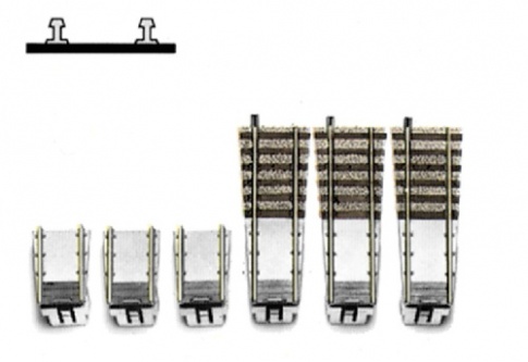 Fleischmann 6153 Profi Track Extension Set for FM6152 Turntable