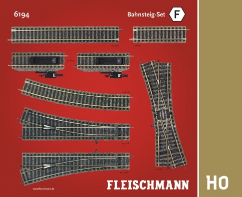 Fleischmann 6194 - Track Pack. Platform Set.