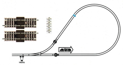 Fleischmann 6199 Profi Track Reverse Loop Set