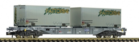 Fleischmann 865242 Container wagon type Sgns ''FATTORINI'', SBB (Cargo)