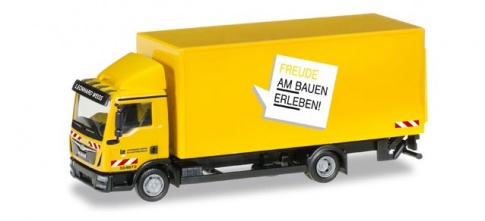 Herpa 306355 MAN TGL Truck with 'Leonhard Weiss' Box