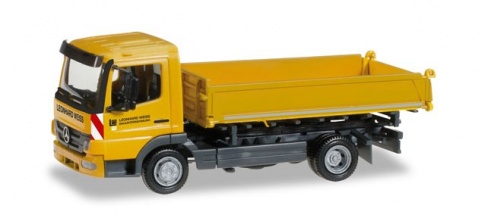 Herpa 304399 Mercedes Atego Dreiseitenkipper ''Leonhard Weiss'' 1/87