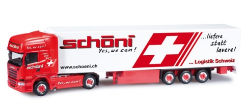 Herpa Scania R Streamline TL refrigerated semitrailer ''Schí_ni National'' (CH)
