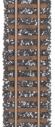 HO/N mixed track ballast
