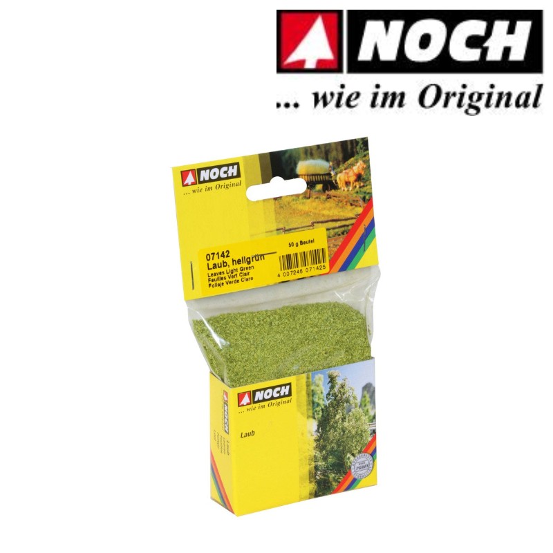 NOCH Medium Green Leaves – 50g Diorama Foliage For Scales G, O, HO, TT, N, Z