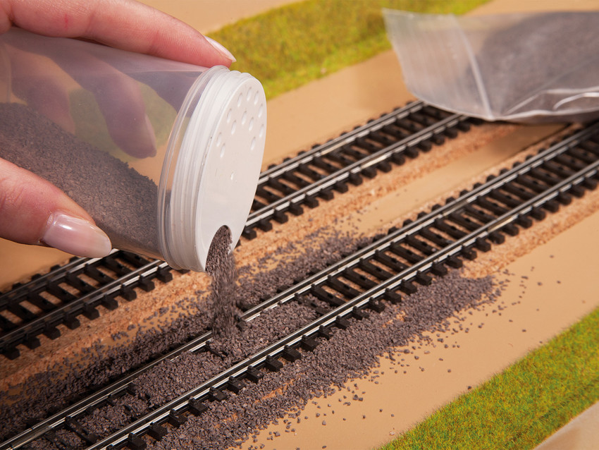 Ballast Noch Profi Granite Gris - Pour Maquettes Ferroviaires HO/TT - Décoration Paysage