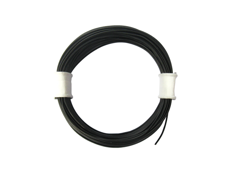 10 meters decoder miniature cable stranded flexible LIVY 0,04mmŒ_ black