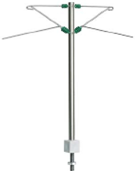 H-profile-middle mast, 57 mm track disctance