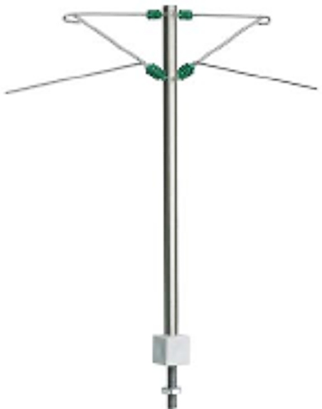 H-profile-middle mast, 78 mm track distance