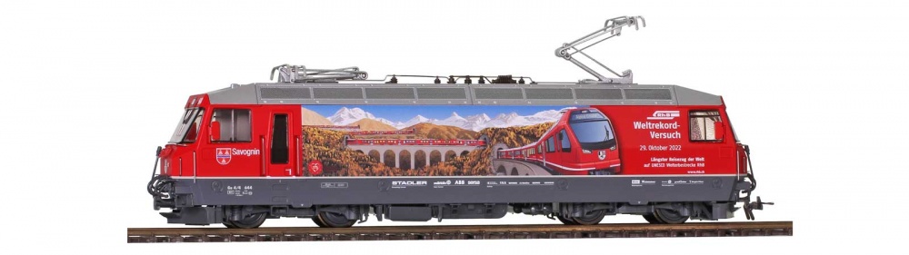 BEMO 1259 175 RhB Ge 4/4 III 644 Weltrekordversuch 