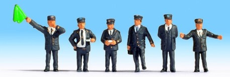 N15271 British Railway Staff (6) Figure Set