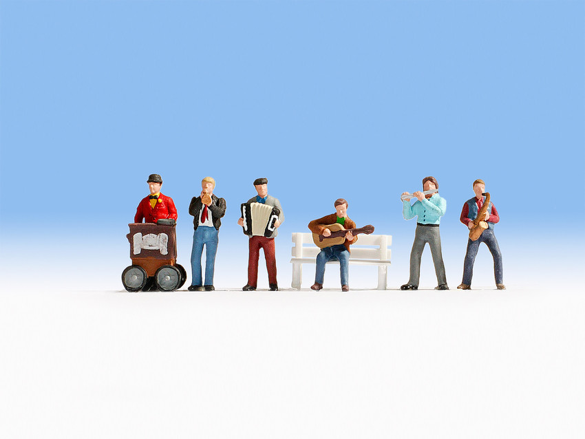 Noch 15839 Music Band HO Figures Set Noch 15839 Music Band HO Figures Set
