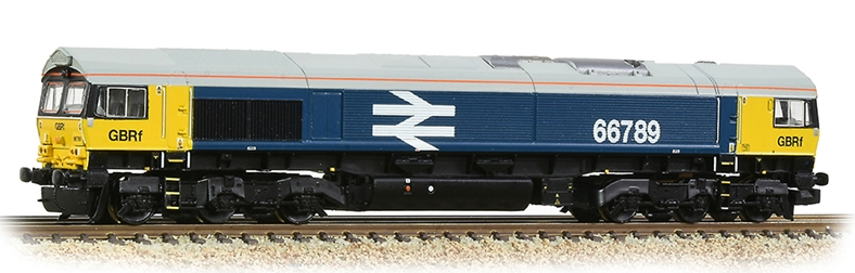 Graham Farish 371-389 Class 66/7 66789 'British Rail 1948-1997' GBRf BR Blue (Large Logo)