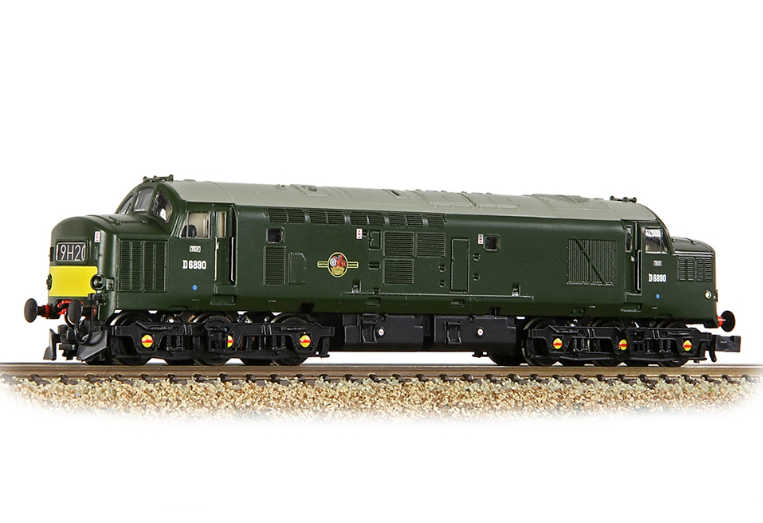 Graham Farish 371-453A Class 37/0 Centre Headcode D6890 BR Green (Small Yellow Panels)
