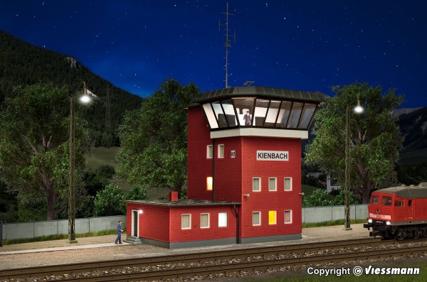 Kibri 39332 Signal Tower Kienbach HO - dcctrainautomation.co.uk