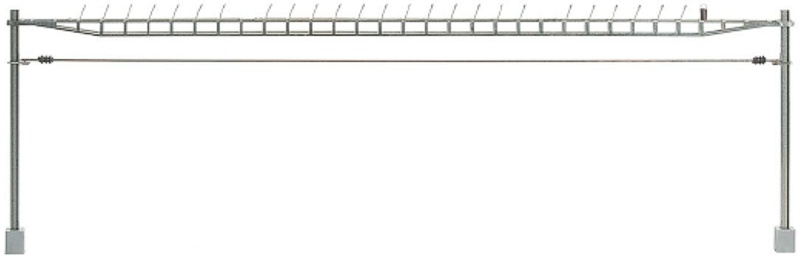 Cross span bridge with 2 masts for max.5 tracks