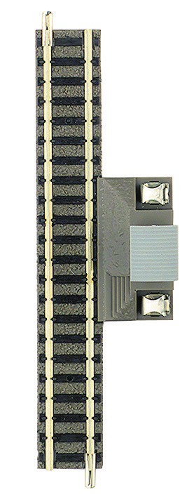 9108 - Straight track, power feed track, with interference suppressor, length 111 mm