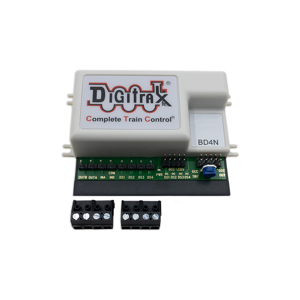 Digitrax BD4N DCC 4 Block Occupancy Detector
