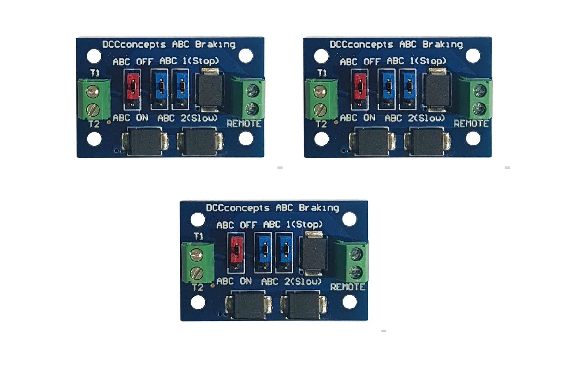 DCC Concepts DCD-ABC.3 Pack of 3 ABC slow or stop modules