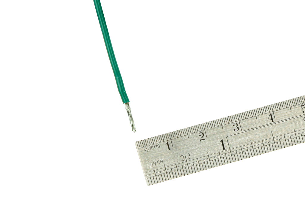 Dropper Wire 50m 26x 0.15 (17g) Green - dcctrainautomation.co.uk
