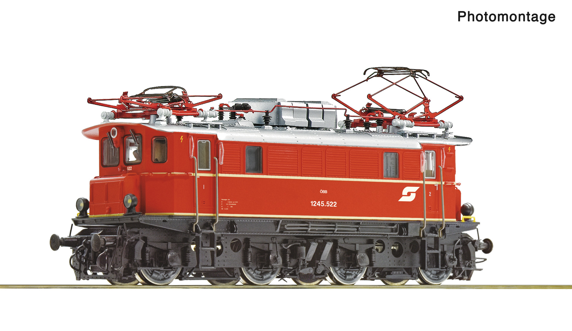 Roco 62365 127142- Caisse locomotive électrique BR 1047.5 GYSEV ÖBB en HO