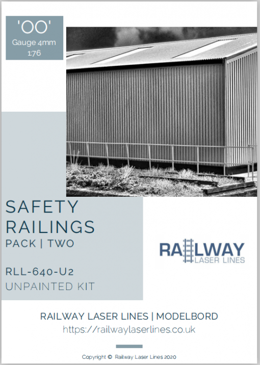 RLL640U2 – OO Gauge Safety Railing Pack 2 – Unpainted