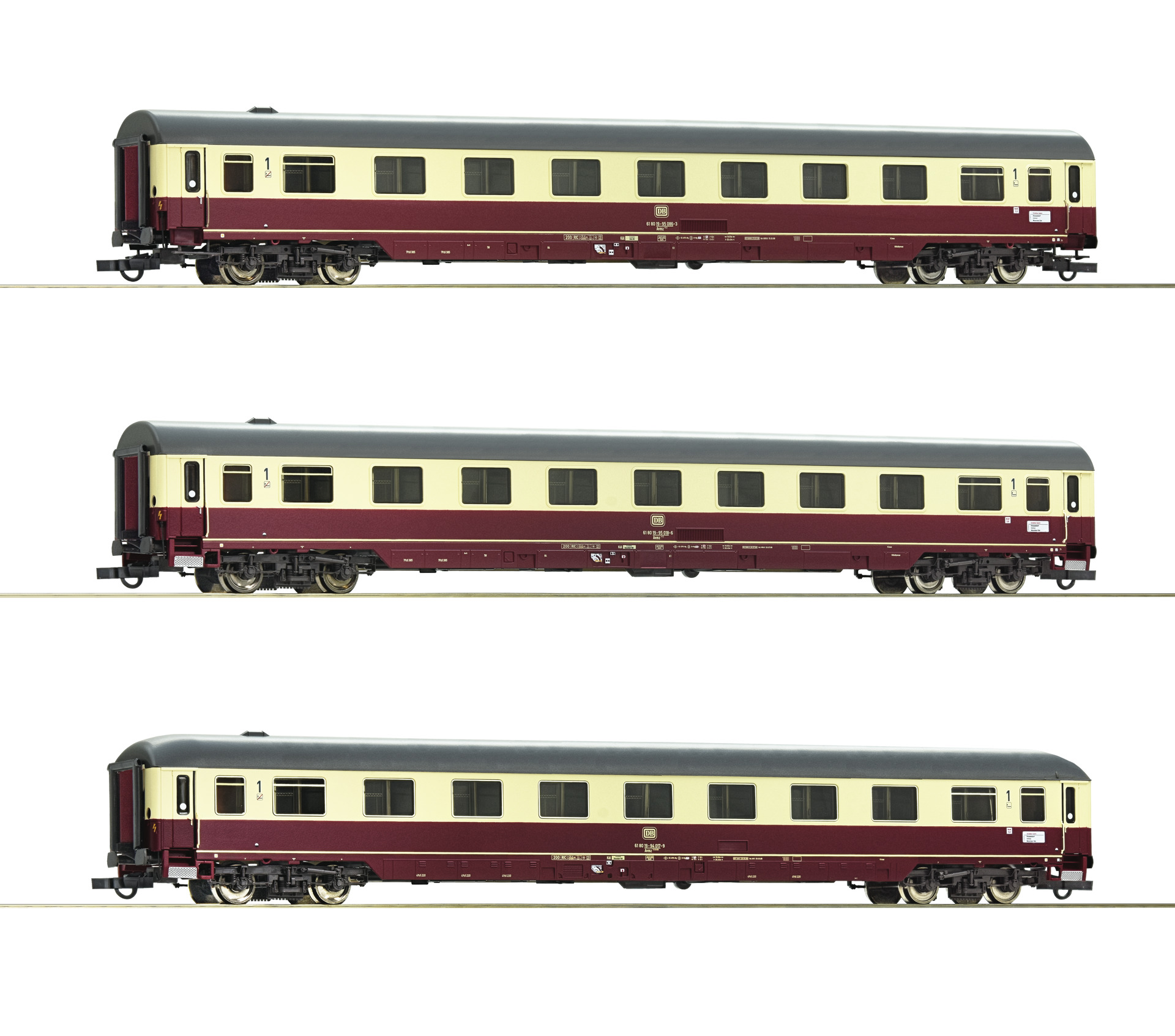 ROCO 74095 - 3 piece set 1: Auto-train “Christoforus-Express”, DB