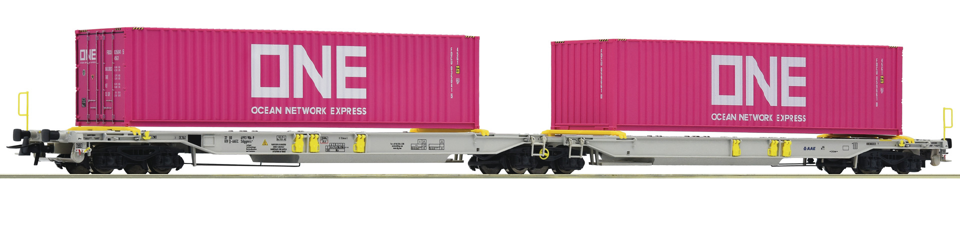 Roco 76426 - Articulated double pocket wagon, AAE