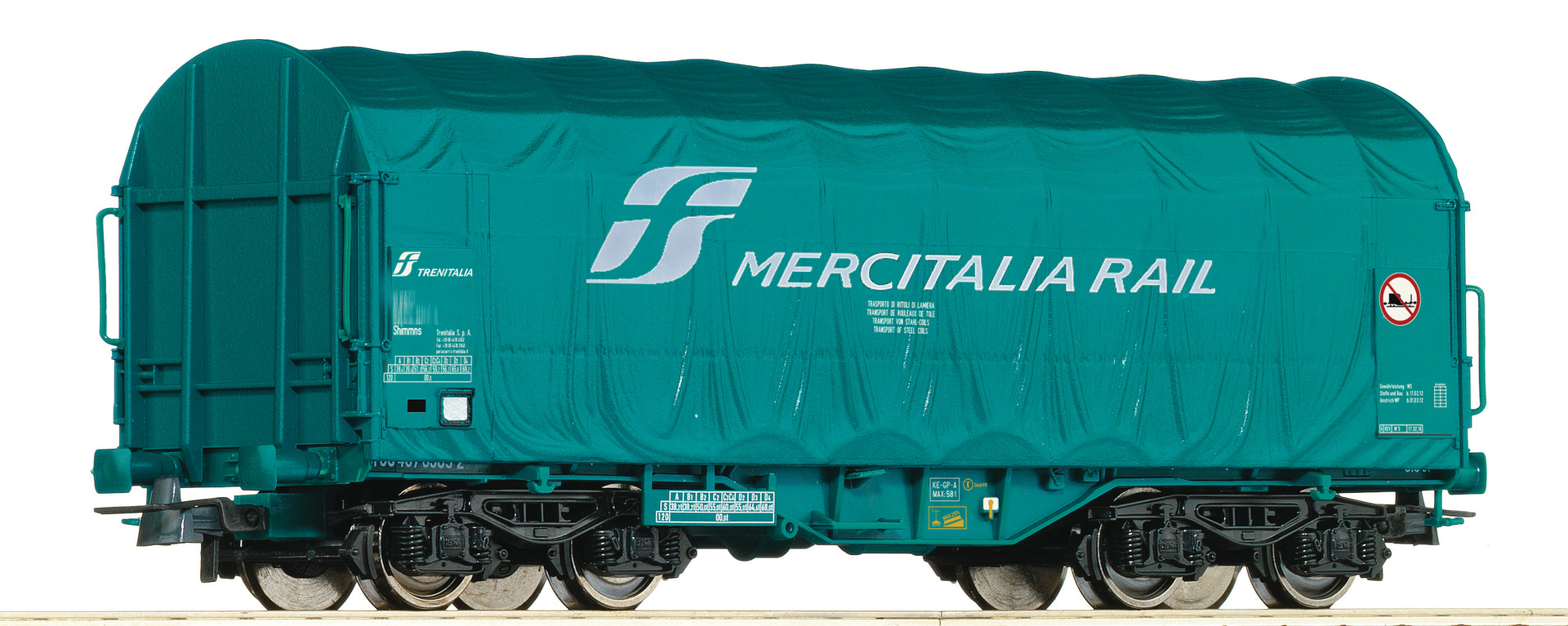 Roco 76449 - Slide Tarpaulin Wagon, FS