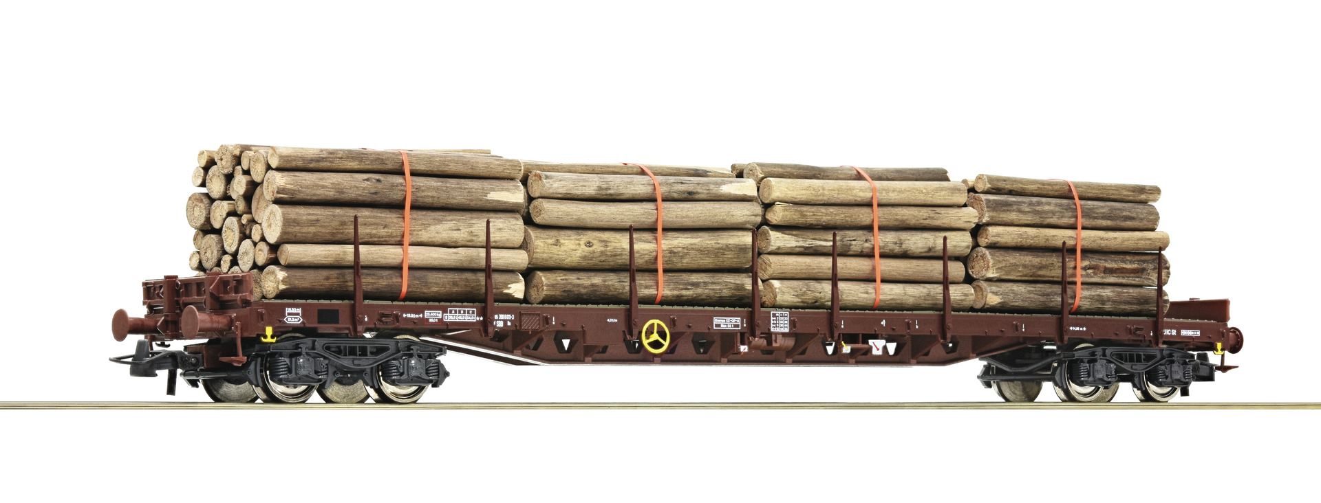 ROCO wagon téléscopique brun CFL 46773 NEUF (n°1bis