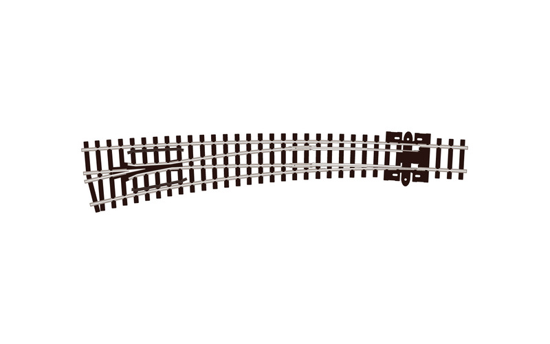 Peco Streamline SL-387 N Gauge Insulfrog Curved Turnout Left Hand