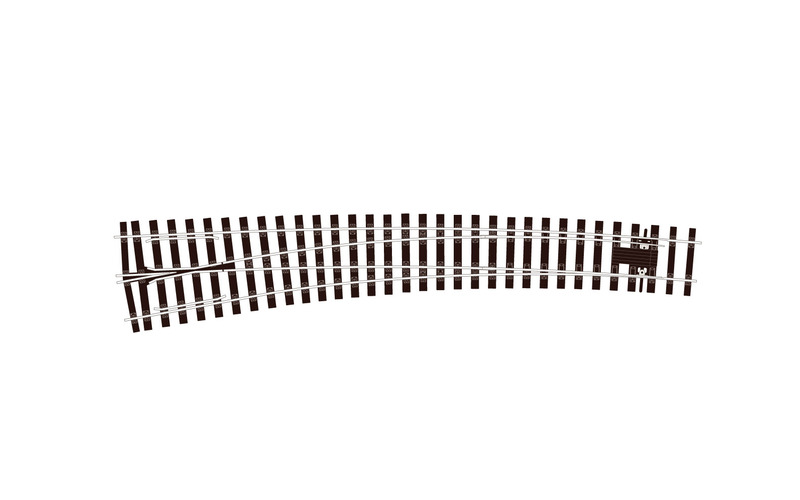 Peco SL-E787BH O Gauge Code 124 Bullhead Curved Left Hand Point