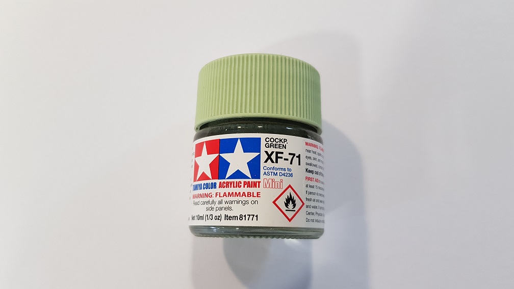 Tamiya MINI XF71 COCKPIT GREEN (IJN) Acrylic Paint 10ml dcctrainautomation.co.uk