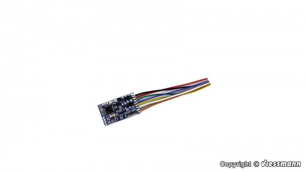 Viessmann 5244 Locomotive Decoder wires only - dcctrainautomation.co.uk