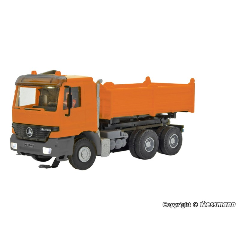 KIBRI 14602 MB ACTROS 3-Axle Low Loader LIEBHERR Excavator