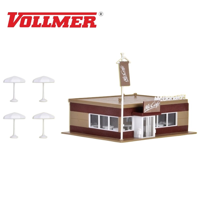 Meises Modelbahncenter - Vollmer 43636 H0 McCafé Meises Modelbahncenter - Vollmer 43636 H0 McCafé
