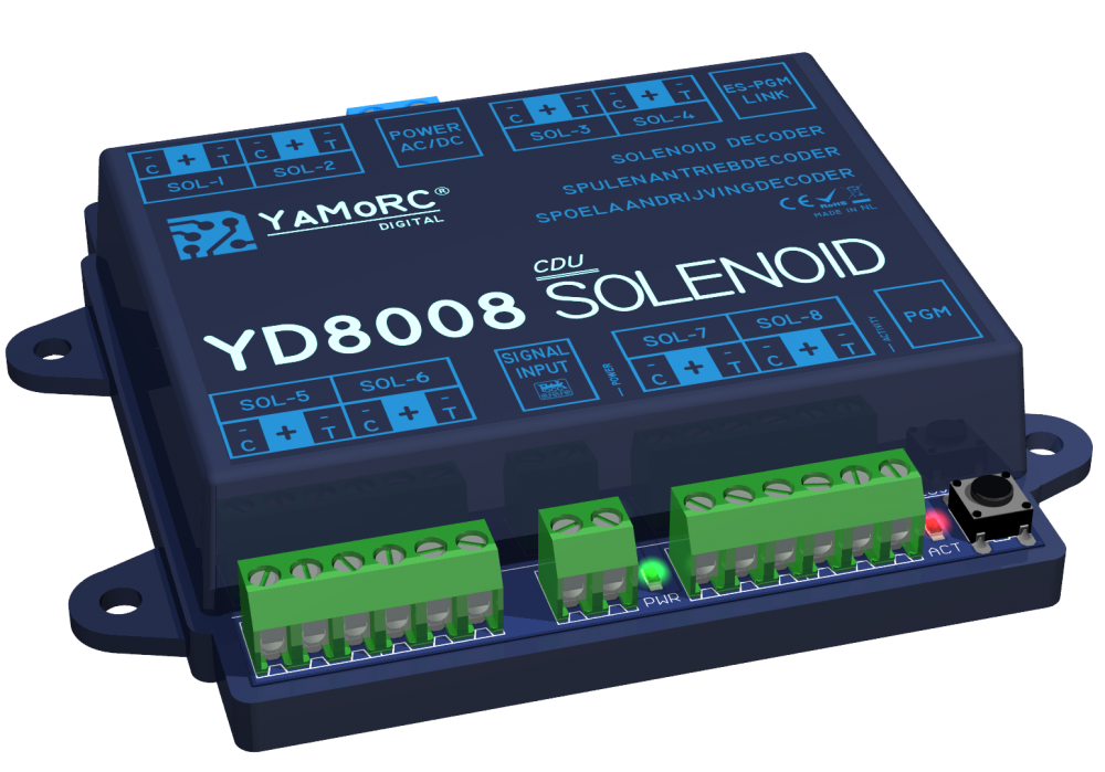 YaMoRC YD8008 CDU Solenoid - dcctrainautomation.co.uk