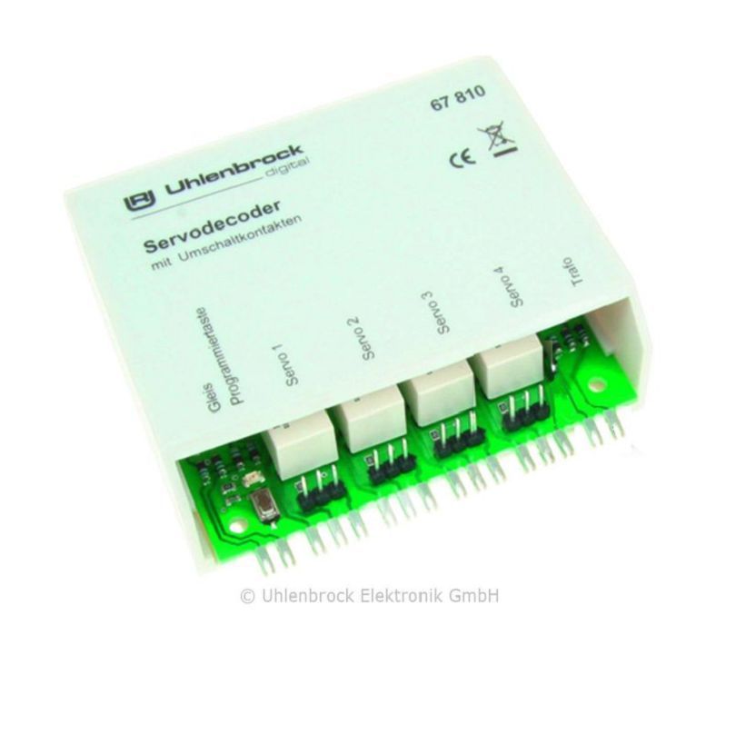 Uhlenbrock 67810 Servo accessory decoder with relay