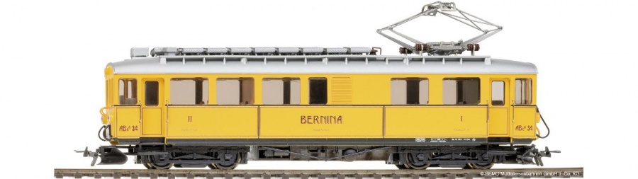 Bemo 1268 164RhB ABe 4/4 34 Nostalgietriebwagen Bernina