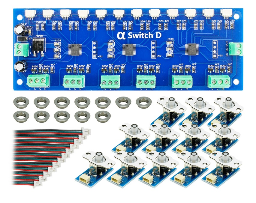 Cobalt AlphaSwitch-D (For Digital Devices) Blue (12 Pack)