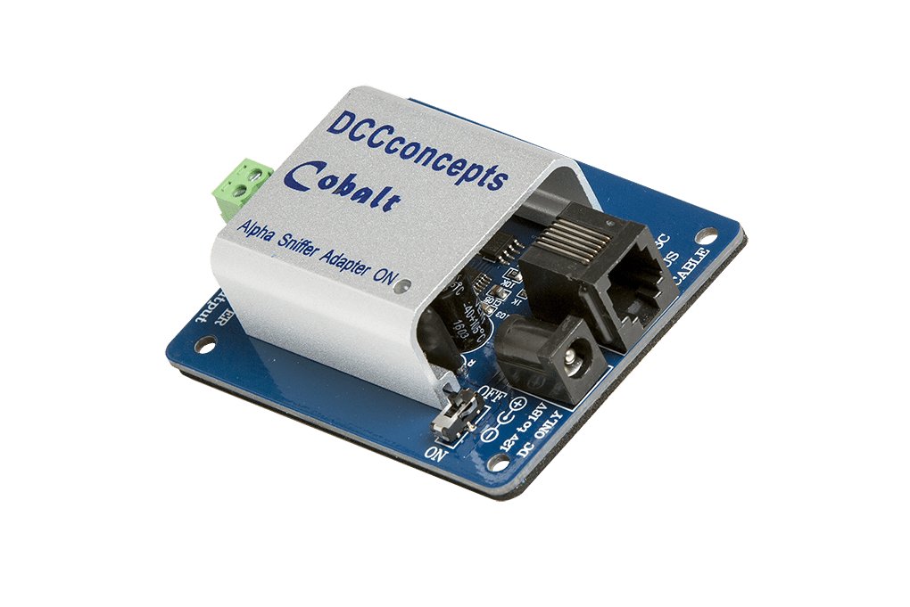DCC Concepts DCD-SNX Cobalt Alpha DCC Power Bus Driver & Sniffer Adaptor