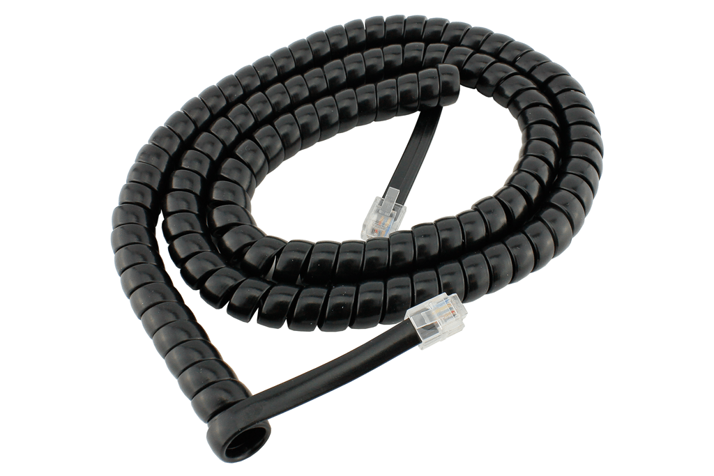 DCC Concepts RJ12 6pin Curly Cord For NCE Powercab and Cobalt Alpha 2m/6ft dcctrainautomation