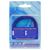 DCC Concepts TWIN Wire Decoder Stranded 6m (32g) Purple/Blue