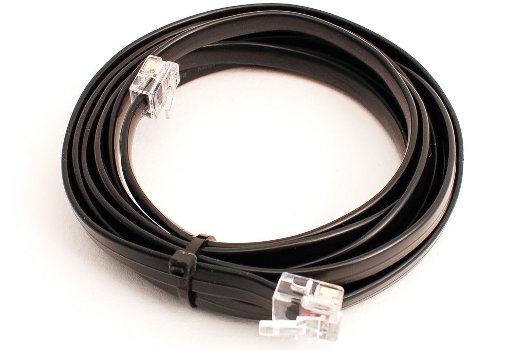 DCC Control Bus cable 6 Core Premade 2m dcctrainautomation.co.uk