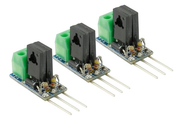 DCC Decoder Converter  3 Wire to 2 Wire  (3 Pack)