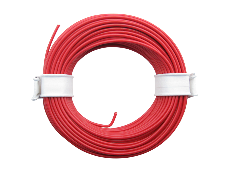 10 meters of wire copper switching wire switching wire 0.5mm 1-wire red