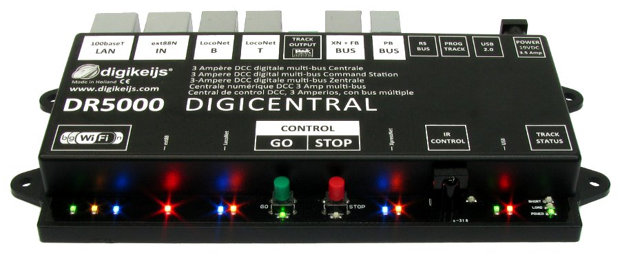 Digikeijs DR5000 18V DCC Multi-bus central OO/HO scale